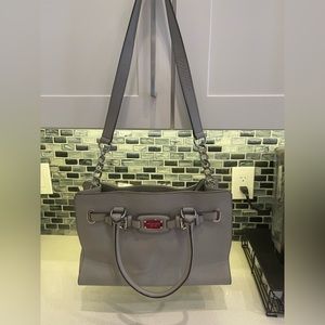 LIKE NEW! Michael Kors Hamilton Bag Gray